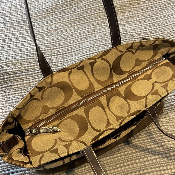 Brown Coach Diaper Bag - Picture 7 of 13